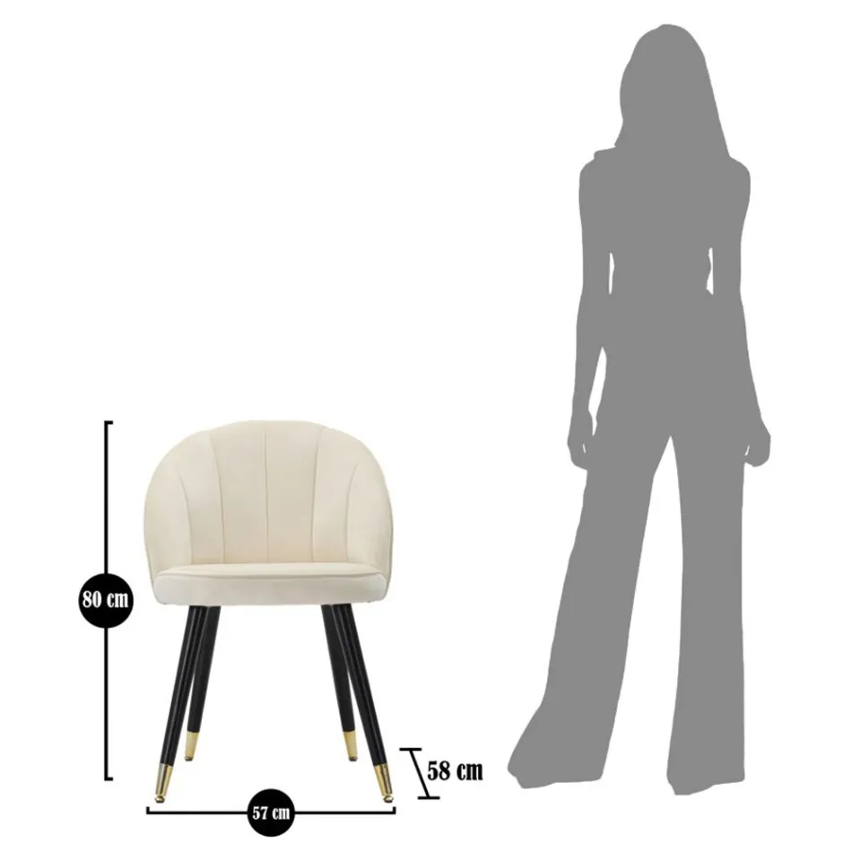 Scaun de sufragerie din lemn cu scaun acoperit din țesătură - Latina Viadurini