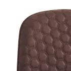 Scaun de sufragerie din microfibra si metal negru mat 4 piese - Jake Viadurini