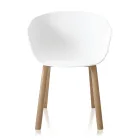 Scaun de Sufragerie din Polipropilena si Metal 4 Bucati - Severina Viadurini