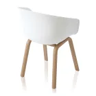 Scaun de Sufragerie din Polipropilena si Metal 4 Bucati - Severina Viadurini