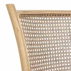 Scaun de sufragerie din Rattan și lemn Design clasic Homemotion - Meridia Viadurini