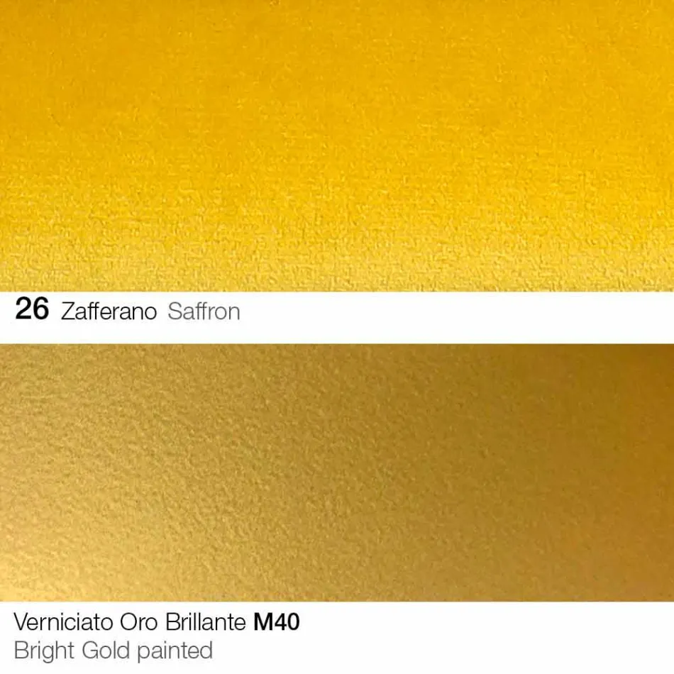 Scaun de sufragerie din stofă cu picioare aurii Made in Italy - Marchesi Viadurini