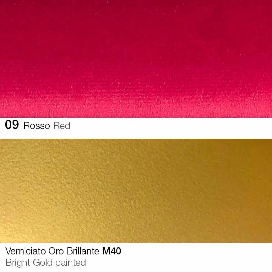 Scaun de sufragerie din stofă cu picioare aurii Made in Italy - Marchesi Viadurini