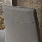 Scaun de sufragerie din stofa modern fabricat in Italia, Porzia Viadurini