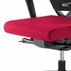 Scaun birou de design ergonomic pivotant cu cotiere și roți - Meliva Viadurini