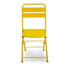 Scaun de grădină pliabil fabricat în întregime din metal - Ribbon Viadurini