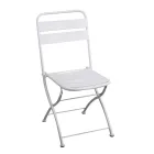 Scaun de grădină pliabil fabricat în întregime din metal - Ribbon Viadurini