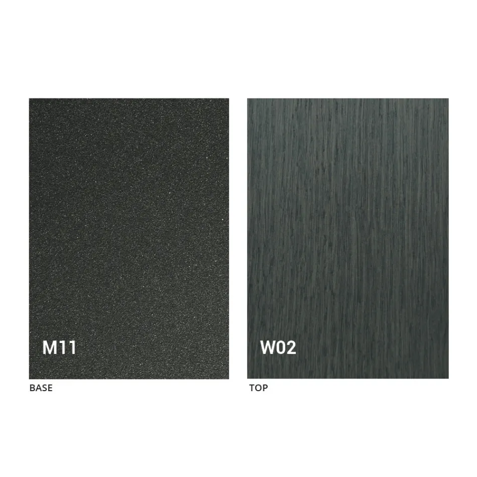 Scaun pliabil din metal și lemn de stejar 2 bucăți Made in Italy - Roberta Viadurini