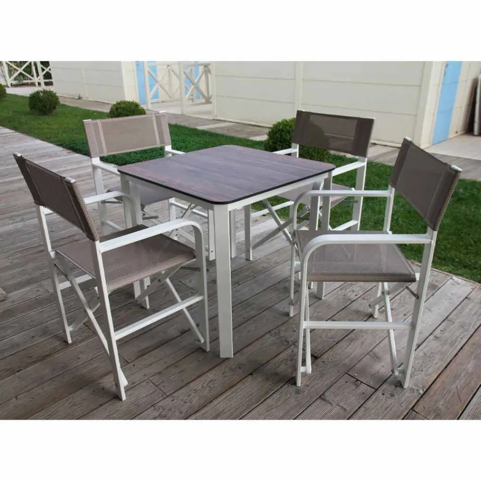 Scaun director pliabil în pânză Made in Italy, 2 bucăți - Susy Viadurini