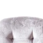 Scaun de sufragerie tapițat din catifea, rezistent la pete, 4 bucăți - Kylie Viadurini