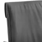 Scaun de mese de design din piele ecologică Bessie XL, fabricat în Italia Viadurini