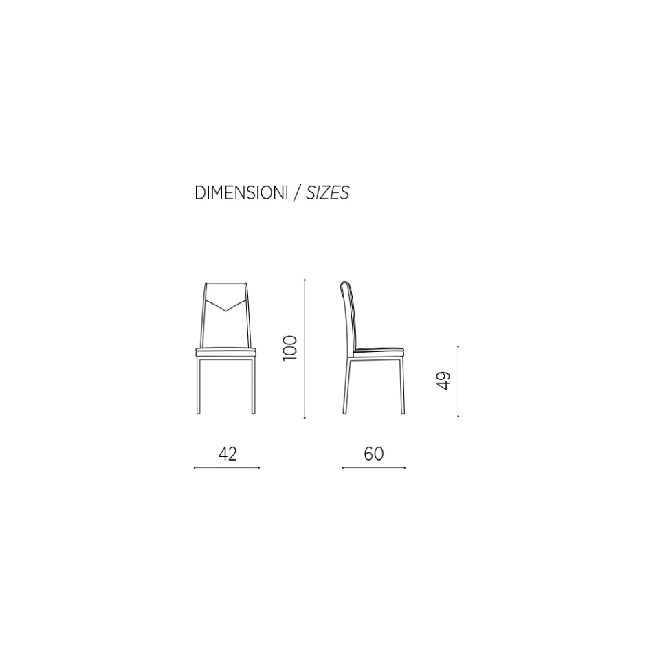 Scaun de sufragerie din piele artificială ciocanată tapițat 2 piese - Robocop Viadurini