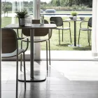 Scaun de Sufragerie din Lemn si Metal Made in Italy 2 Piese - Saffia Viadurini