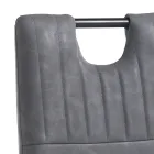 Scaun de Sufragerie din Piele Sintetica Invechita 4 Piese - Cassandra Viadurini