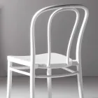 Scaun de sufragerie din polipropilenă stivuibil până la 10 unități, 4 bucăți - Gaya Viadurini