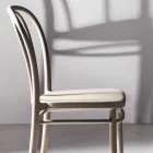 Scaun de sufragerie din polipropilenă stivuibil până la 10 unități, 4 bucăți - Gaya Viadurini