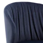 Scaun de sufragerie din stofa cu design modern elegant - Reginaldo Viadurini