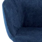 Scaun de Sufragerie din Tesatura si Lemn Made in Italy 4 Bucati - Bardella Viadurini