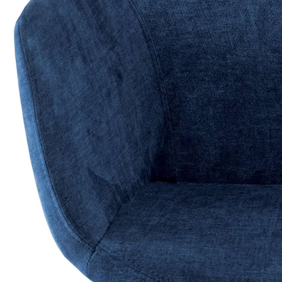 Scaun de Sufragerie din Tesatura si Lemn Made in Italy 4 Bucati - Bardella Viadurini