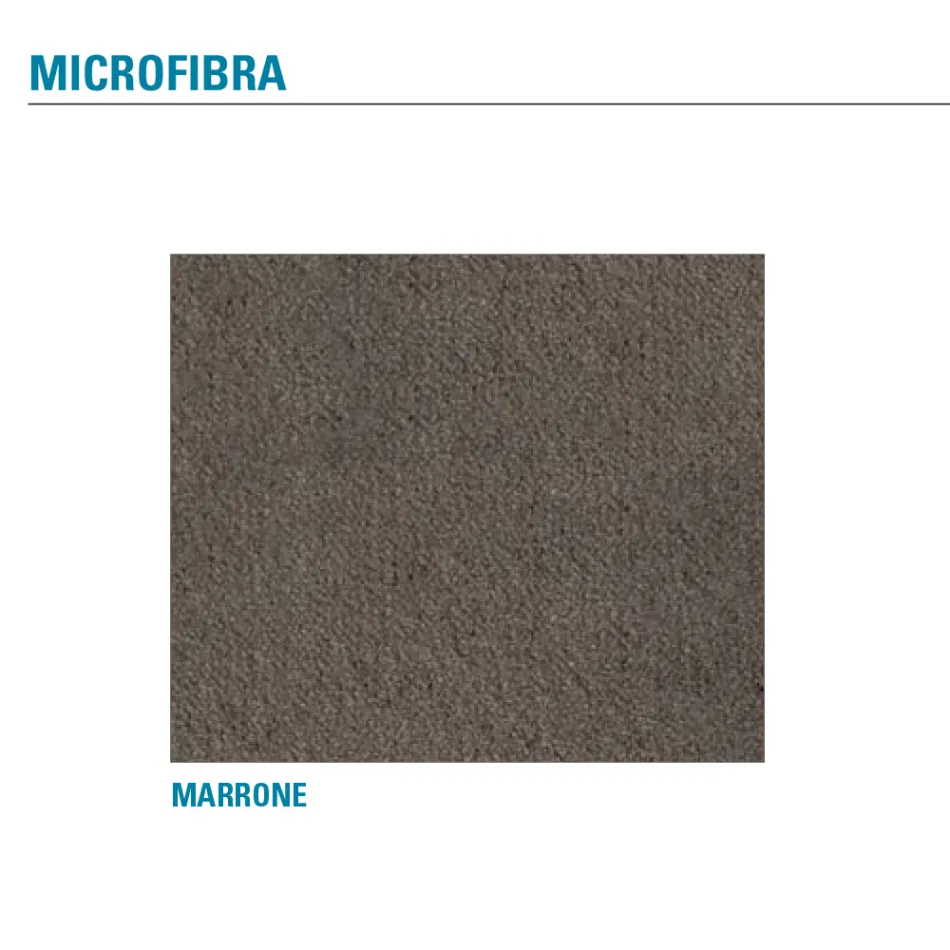 Scaun de Sufragerie Sezat din Microfibra Made in Italy, 2 Bucati - Camelia Viadurini