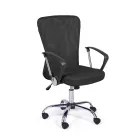 Scaun de Birou cu Cotiere din Otel si Poliester Colorat - Barberina Viadurini