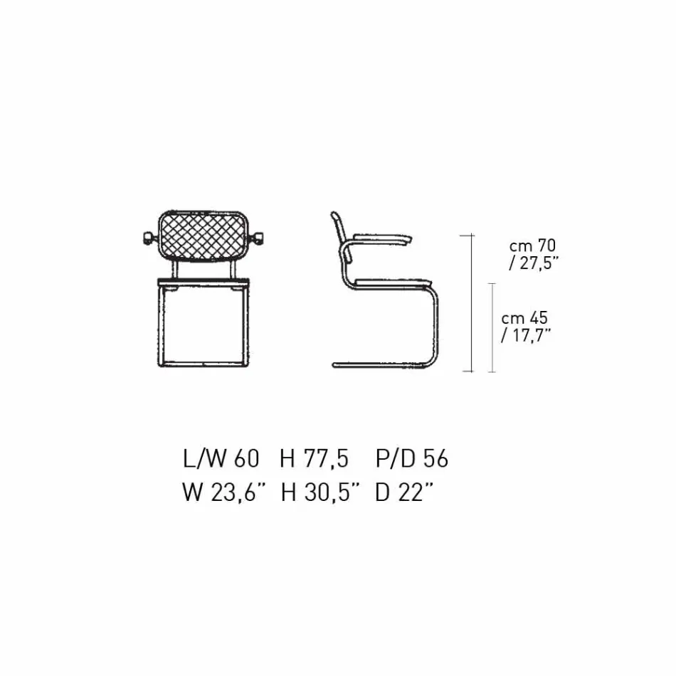 Scaun de birou din paie cu structură din oțel și lemn Fabricat în Italia - Baviera Viadurini
