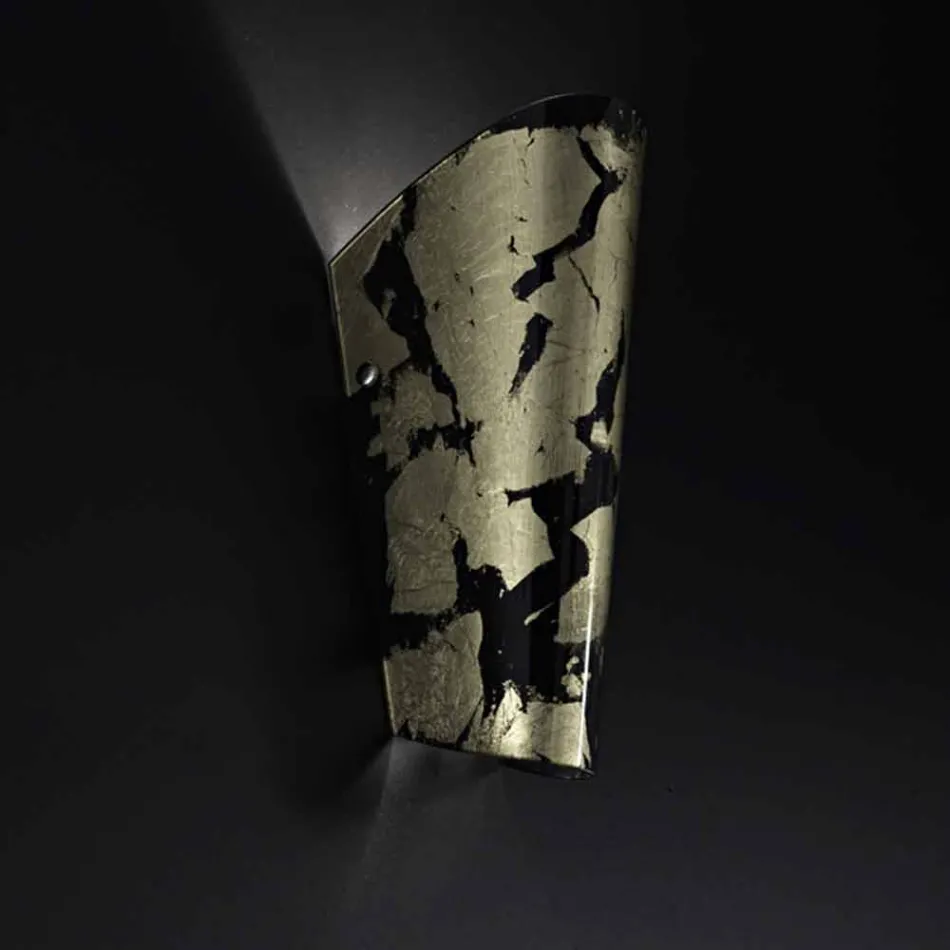 Selene Bloom manual sticlă appliqué în Italia 12x11 H28cm Viadurini