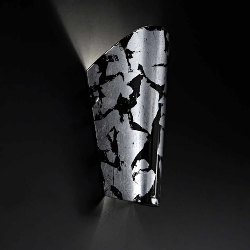 Selene Bloom manual sticlă appliqué în Italia 12x11 H28cm Viadurini