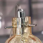 Selene Bossa Nova masă lampă Ø10 H 26cm din chihlimbar de sticlă suflată Viadurini