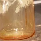 Selene Bossa Nova masă lampă Ø10 H 26cm din chihlimbar de sticlă suflată Viadurini