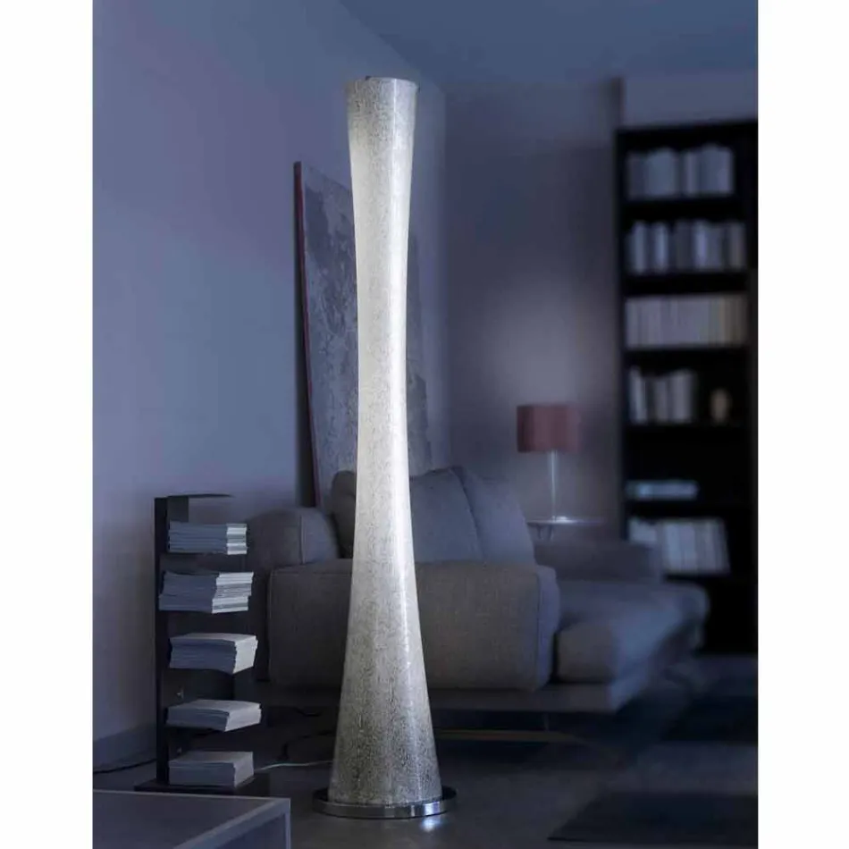 Selene Clepsidra sticlă suflată lampa de podea H175cm Ø36 Viadurini