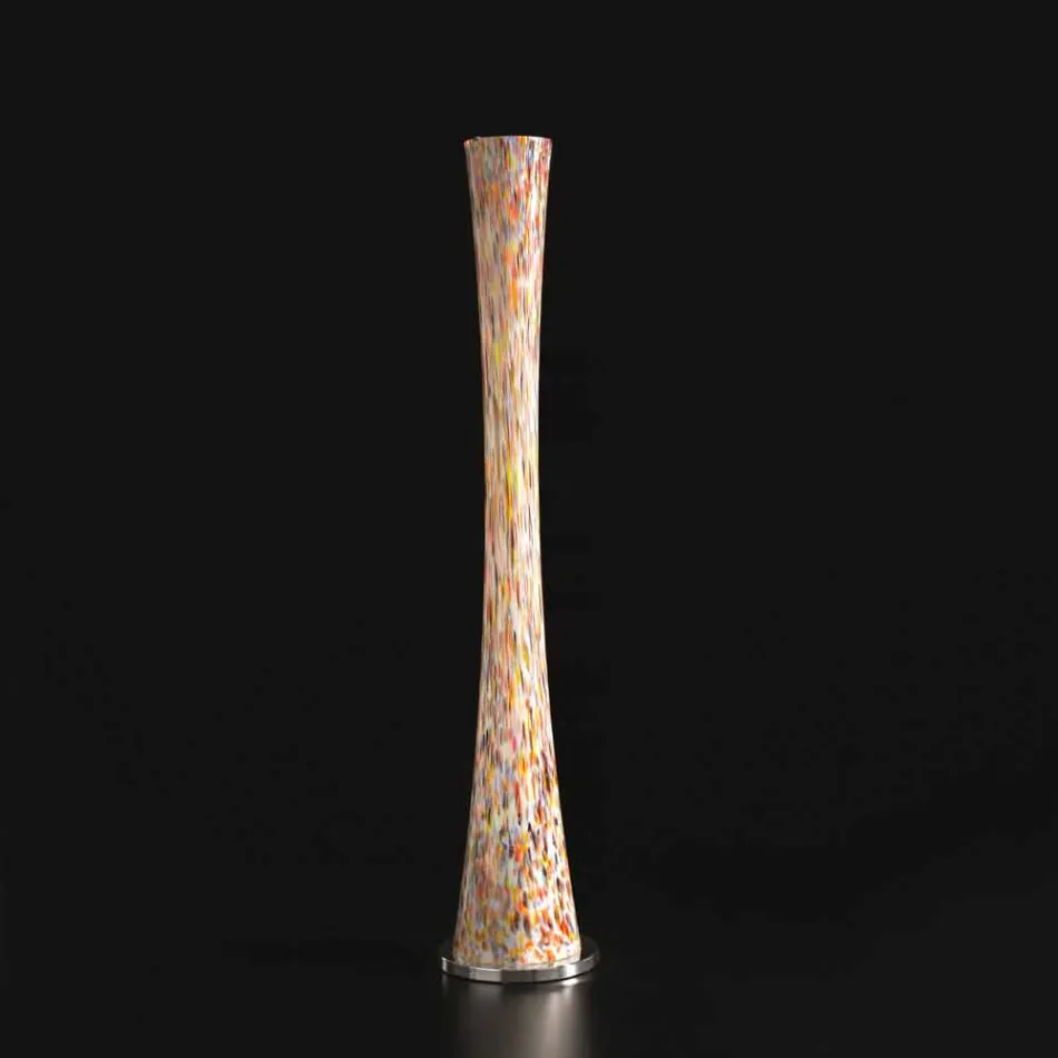 Selene Clepsidra sticlă suflată lampa de podea H175cm Ø36 Viadurini