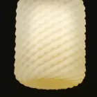 Selene Domino pandantiv lampa floare O21 H 27/140 cm sticlă Viadurini