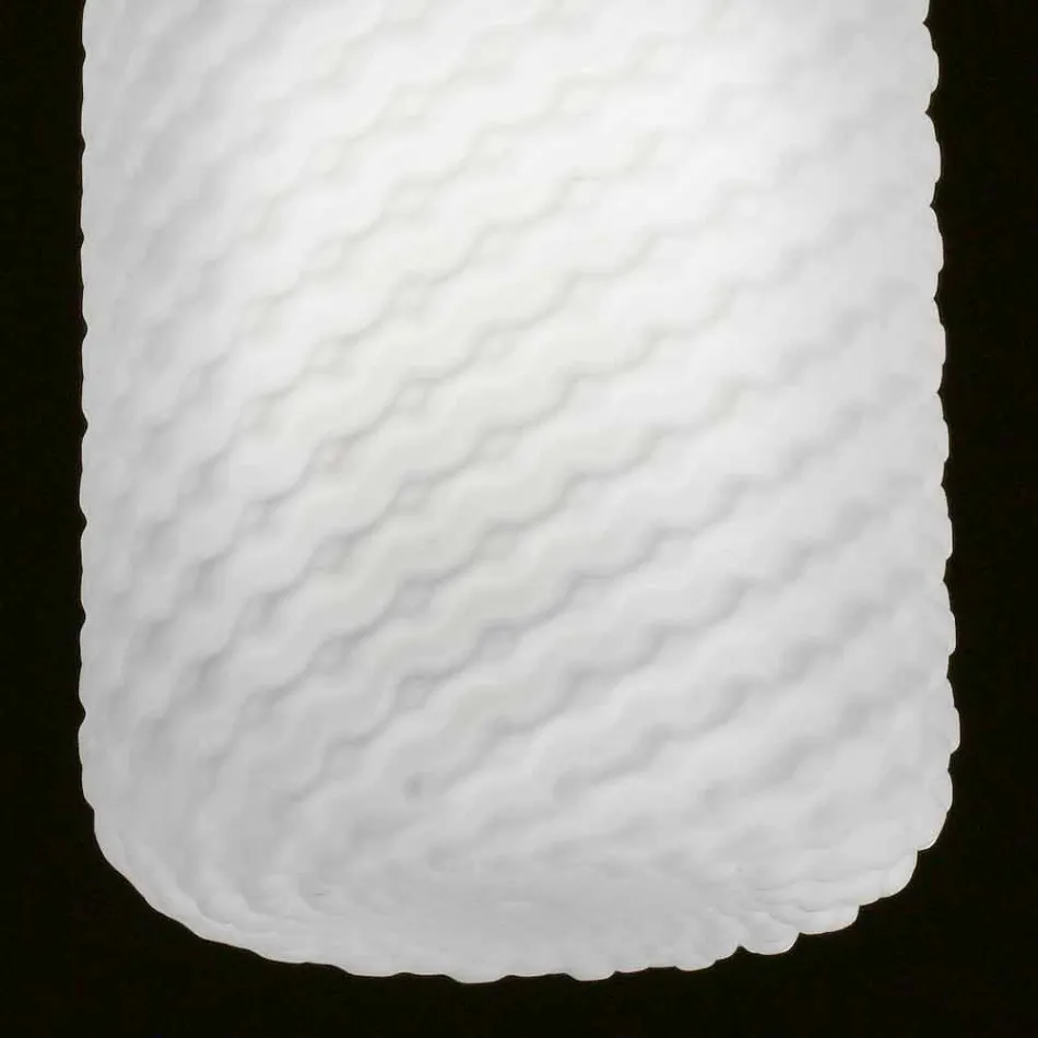 Selene Domino pandantiv lampa floare O21 H 27/140 cm sticlă Viadurini