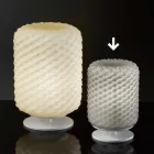 Selene Domino veioză Ø15 H22cm, realizate manual din sticlă suflată Viadurini