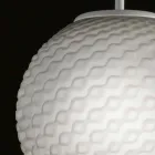 Selene Domino candelabru suflat sticlă manual Ø27 H 27 / 140cm Viadurini