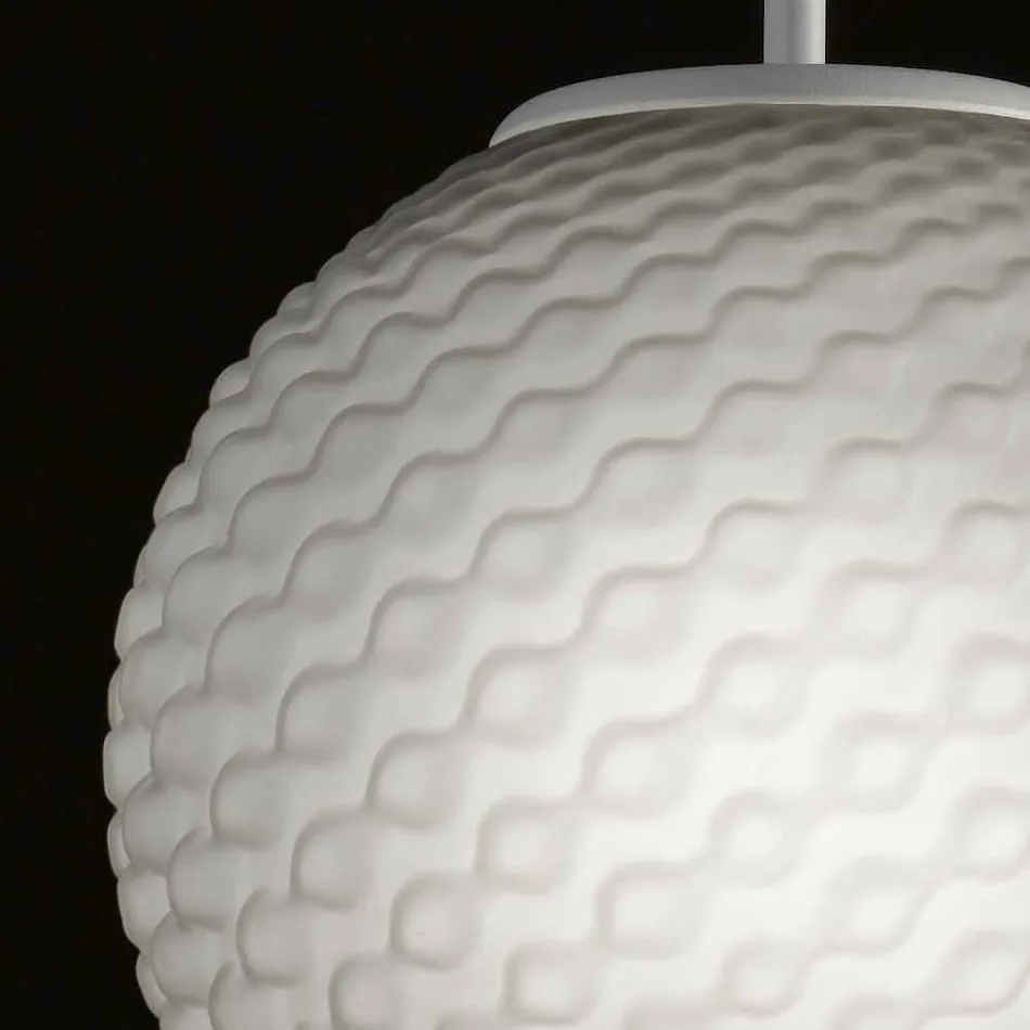 Selene Domino candelabru suflat sticlă manual Ø27 H 27 / 140cm Viadurini