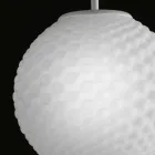 Selene Domino candelabru suflat sticlă manual Ø27 H 27 / 140cm Viadurini