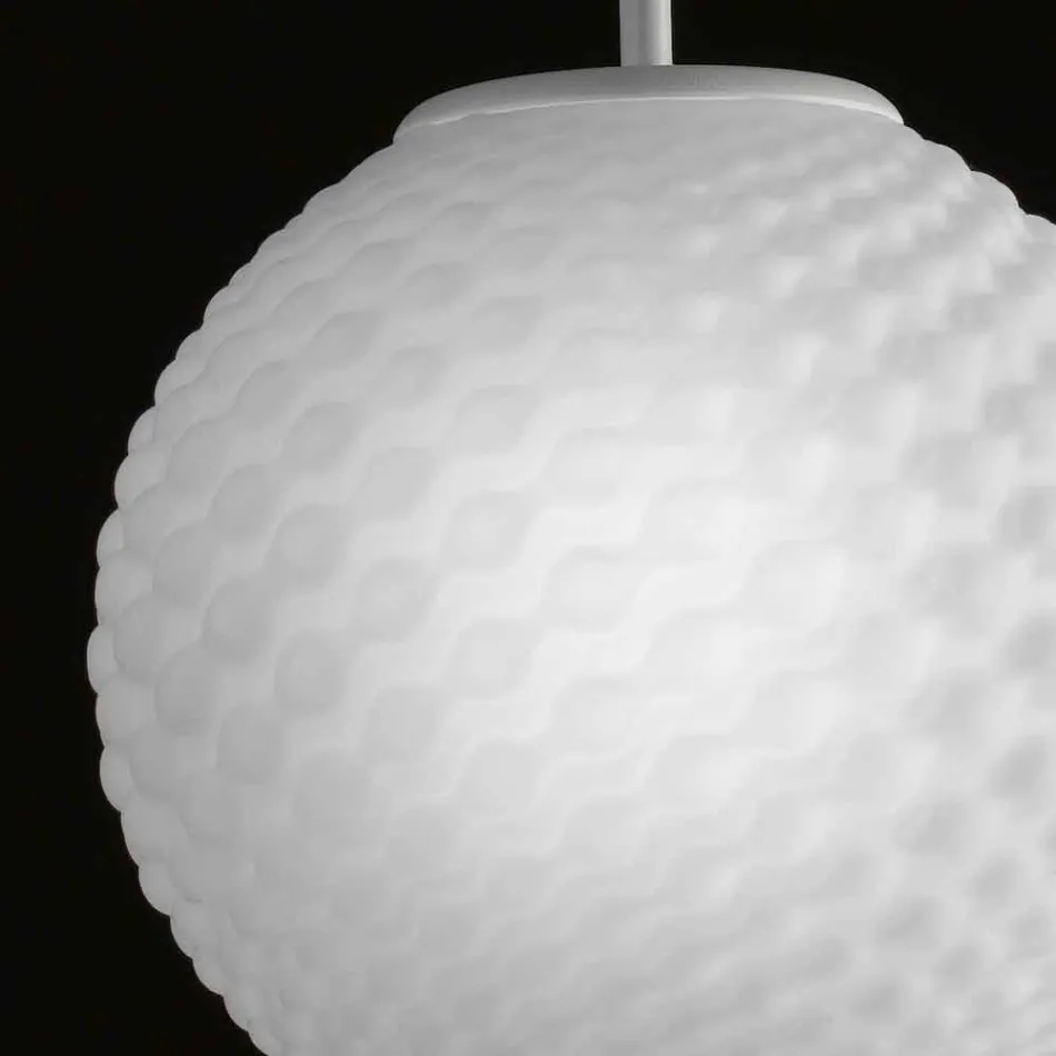 Selene Domino candelabru suflat sticlă manual Ø27 H 27 / 140cm Viadurini