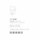 Selene pentru totdeauna lumetto Ø24 H41cm, sticla suflata realizate în Italia Viadurini