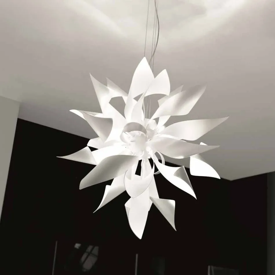 Selene Ginger lampda la suspensie de metal made in Italy Ø80 H200cm Viadurini