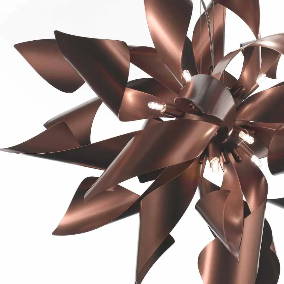 Selene Ginger lampda la suspensie de metal made in Italy Ø80 H200cm Viadurini