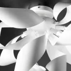 Selene ghimbir plafon metalic produs în Italia Ø50 H35cm Viadurini