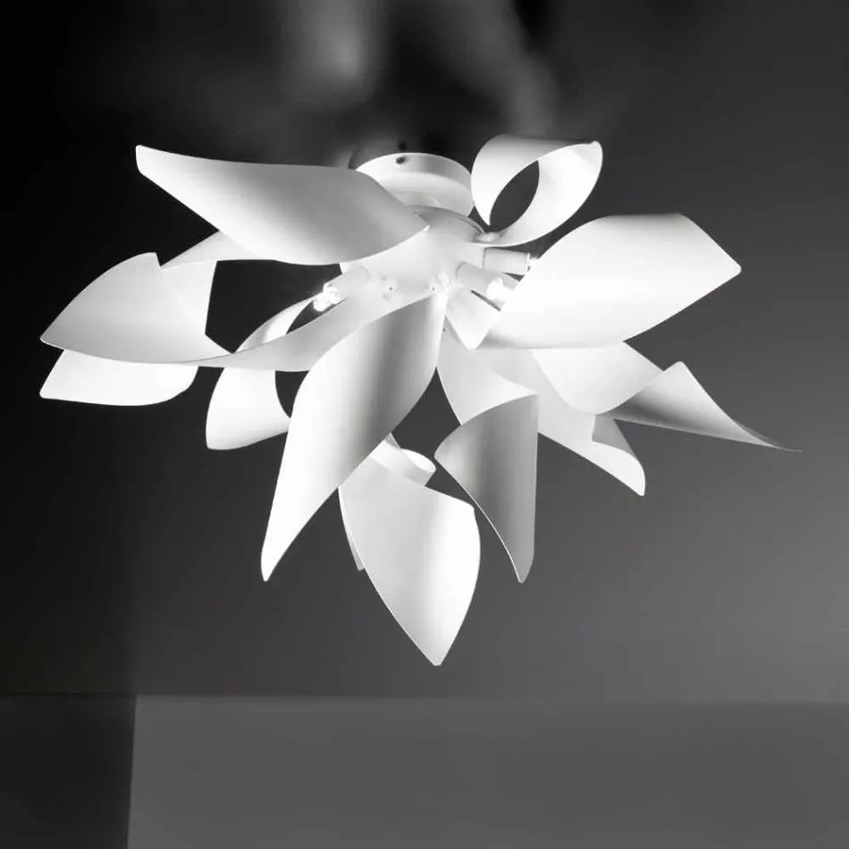 Selene ghimbir plafon metalic produs în Italia Ø50 H35cm Viadurini