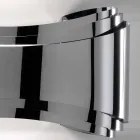 lampă de perete Selene Ionica realizate în Italia, 30x10 H16cm, sticlă și oțel Viadurini