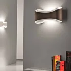 lampa de perete Selene Ionica realizate în Italia, 40x12H20cm, oțel și sticlă Viadurini