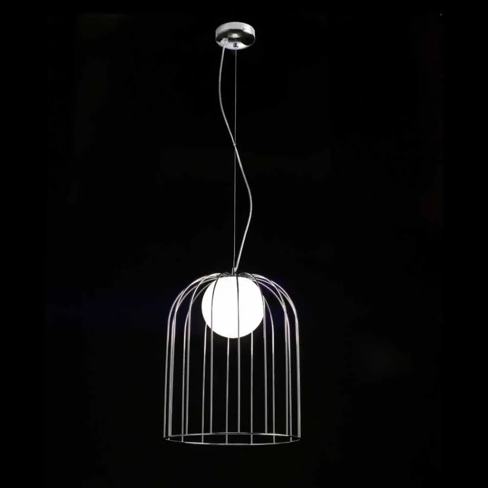 Selene Kluvì pandantiv lampa suflat O33 H sticlă 41/150 cm Viadurini