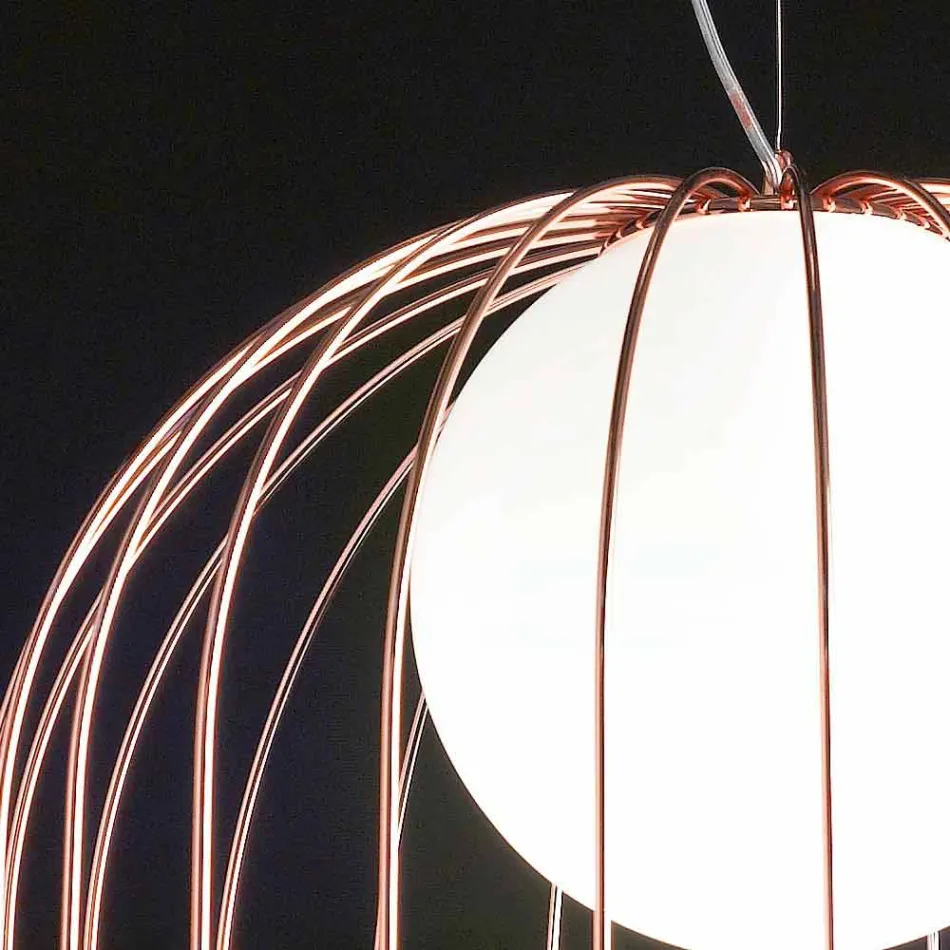 Selene Kluvì pandantiv lampa sticla suflata Ø54 H 70 / 200cm Viadurini