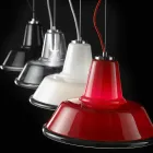 Selene Lampara lampă de suspensie suflat Ø37 H sticlă 24/140 cm Viadurini