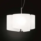 Lampa de suspensie Selene Papiro made in Italia Ø46 x H 140 cm Viadurini